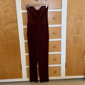 Express size 0 maroon romper